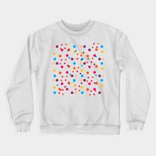 Colourful Dotted Pattern Crewneck Sweatshirt